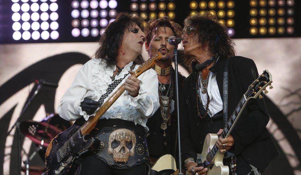 Hollywood Vampires Delays U.S. Tour Dates Over Johnny Depp’s Ankle Injury