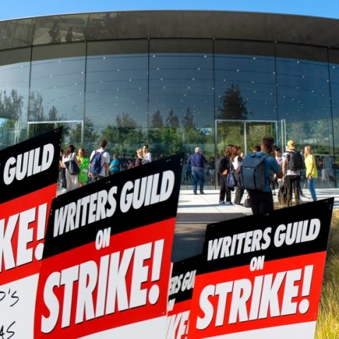 Writers Guild of America Plans Protests at Apple Stores and Headquarters on Monday