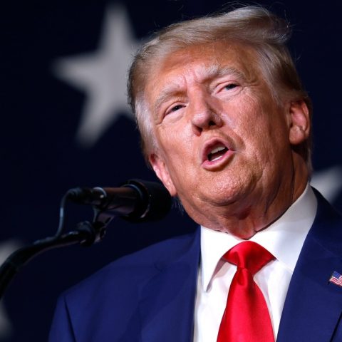 Limited Live TV Coverage for Trump’s Speech Blasting Indictment and Mocking Special Counsel