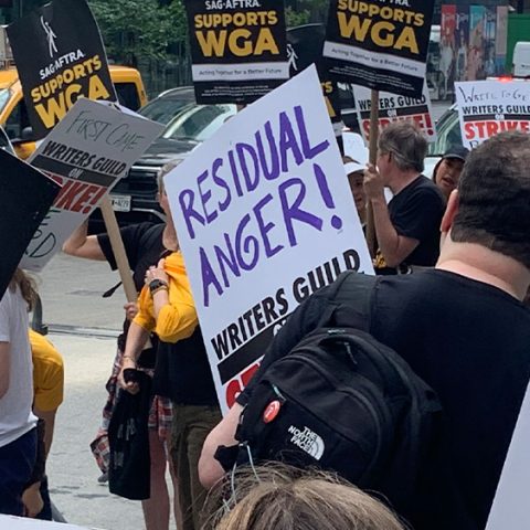 AFL-CIO Joins Striking Writers in NYC as Connelly-Verse and Comedy Take Over West Coast: Dispatches from the Picket Lines on Day 42