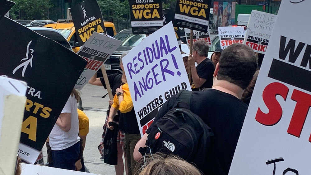 AFL-CIO Joins Striking Writers in NYC as Connelly-Verse and Comedy Take Over West Coast: Dispatches from the Picket Lines on Day 42