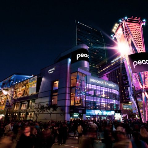 Peacock Secures Naming Rights Deal with L.A. Live Complex, Set to Feature Prominently