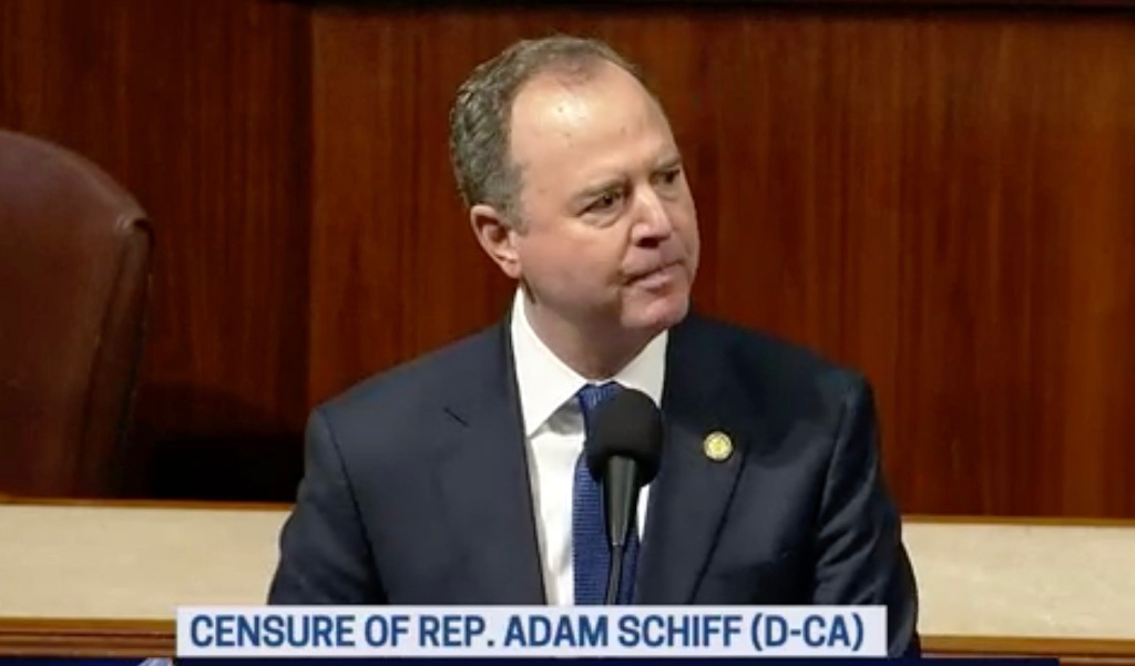 Adam Schiff Views Censure as a “Badge of Honor” in House’s Final Vote