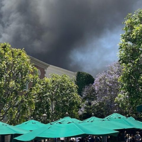 Fire on Warner Bros Studio Lot in Burbank Extinguished Following Transformer Explosion