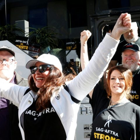Fran Drescher Mobbed on SAG-AFTRA Picket Lines, Accuses Studios of Unfair Treatment