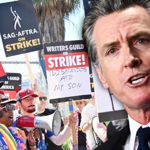 Gavin Newsom’s Potential Role in Resolving Hollywood Strikes Remains Uncertain
